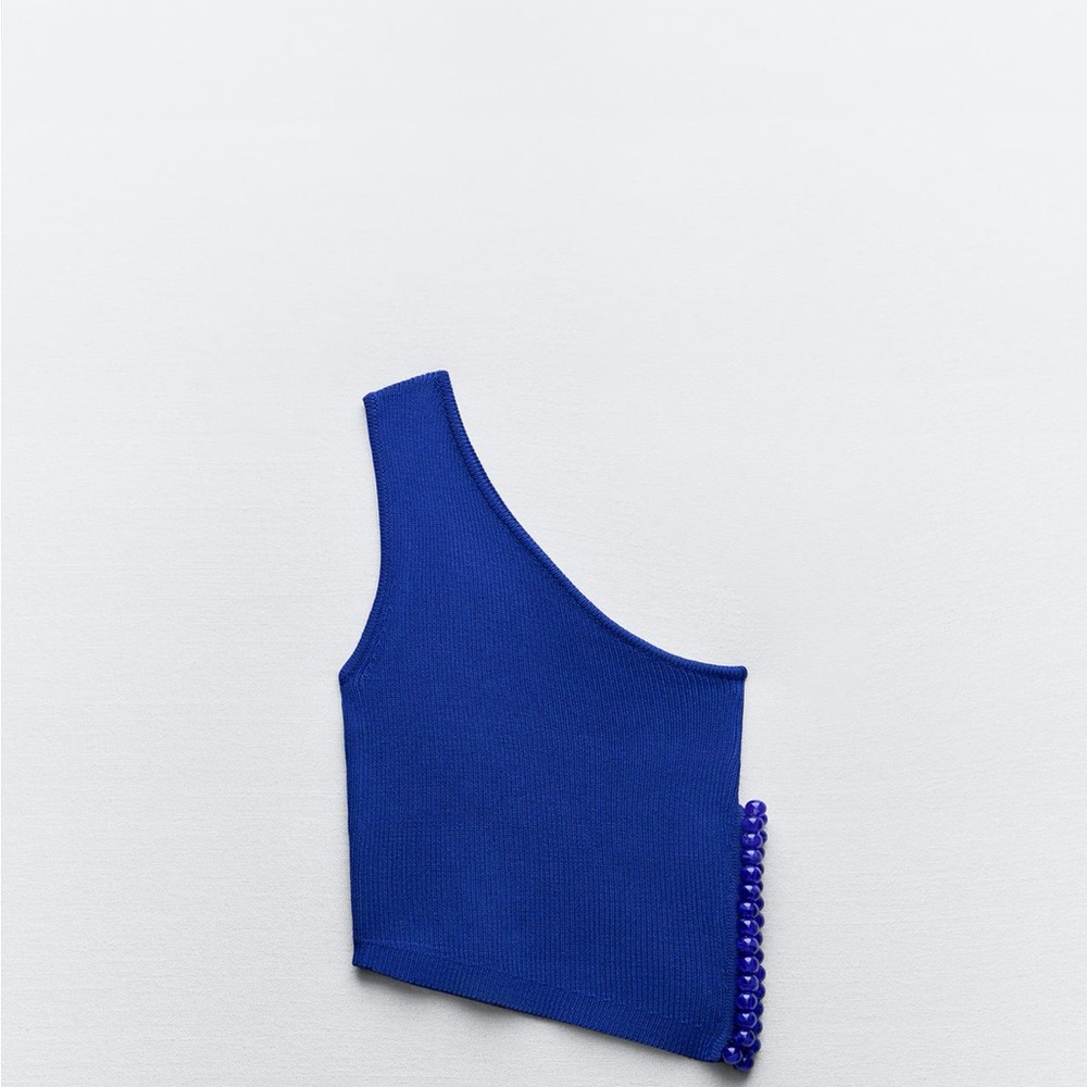 Zara Blue Knit Tank